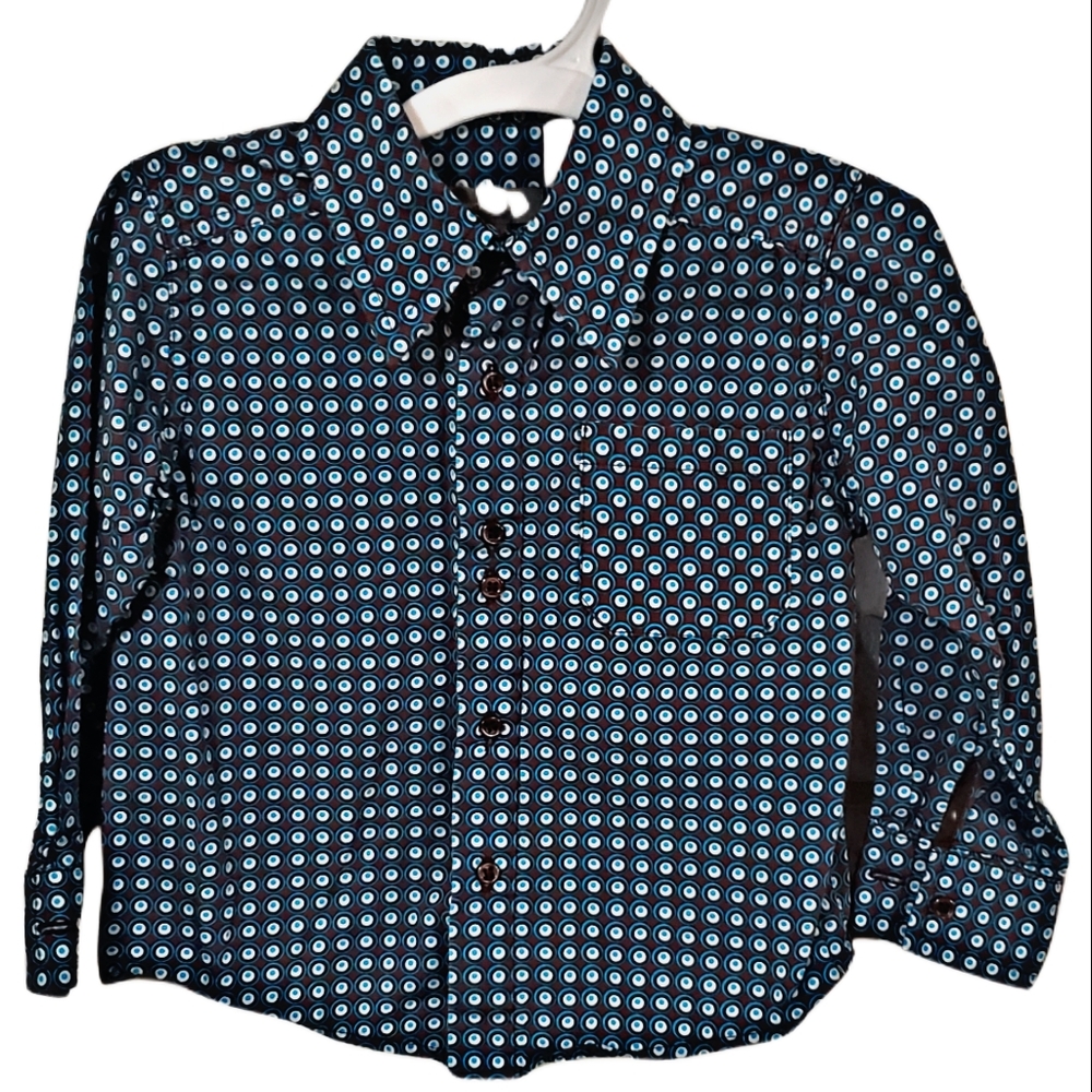 Boys WONDERBOY Long Sleeve Dress Shirt Size 2T